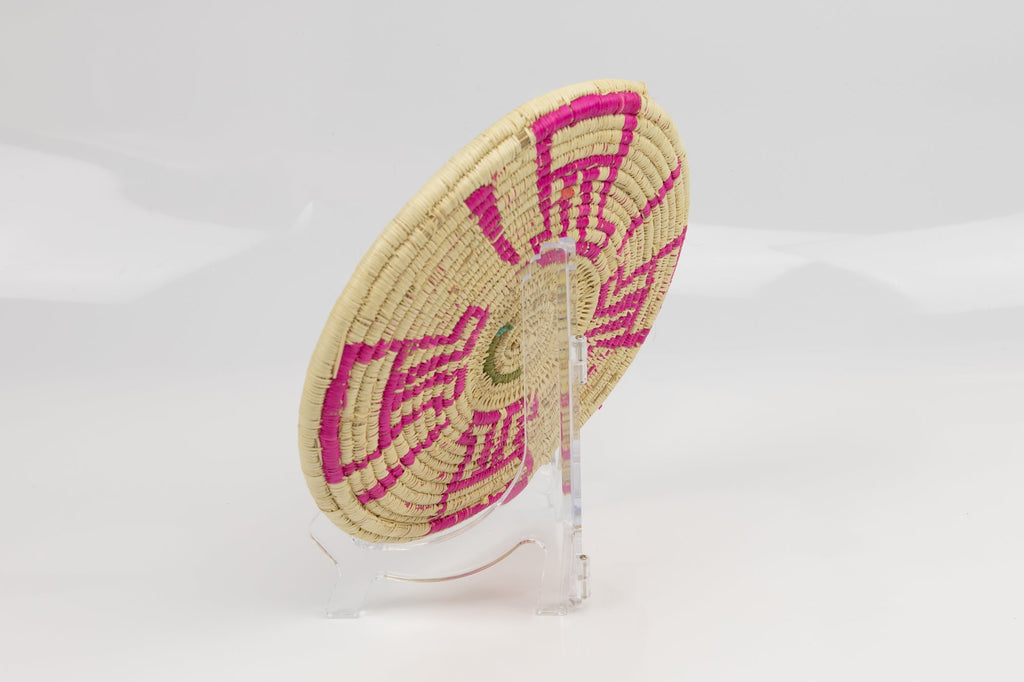 Woven Vintage Plate Basket Made By Indigenous Artisans