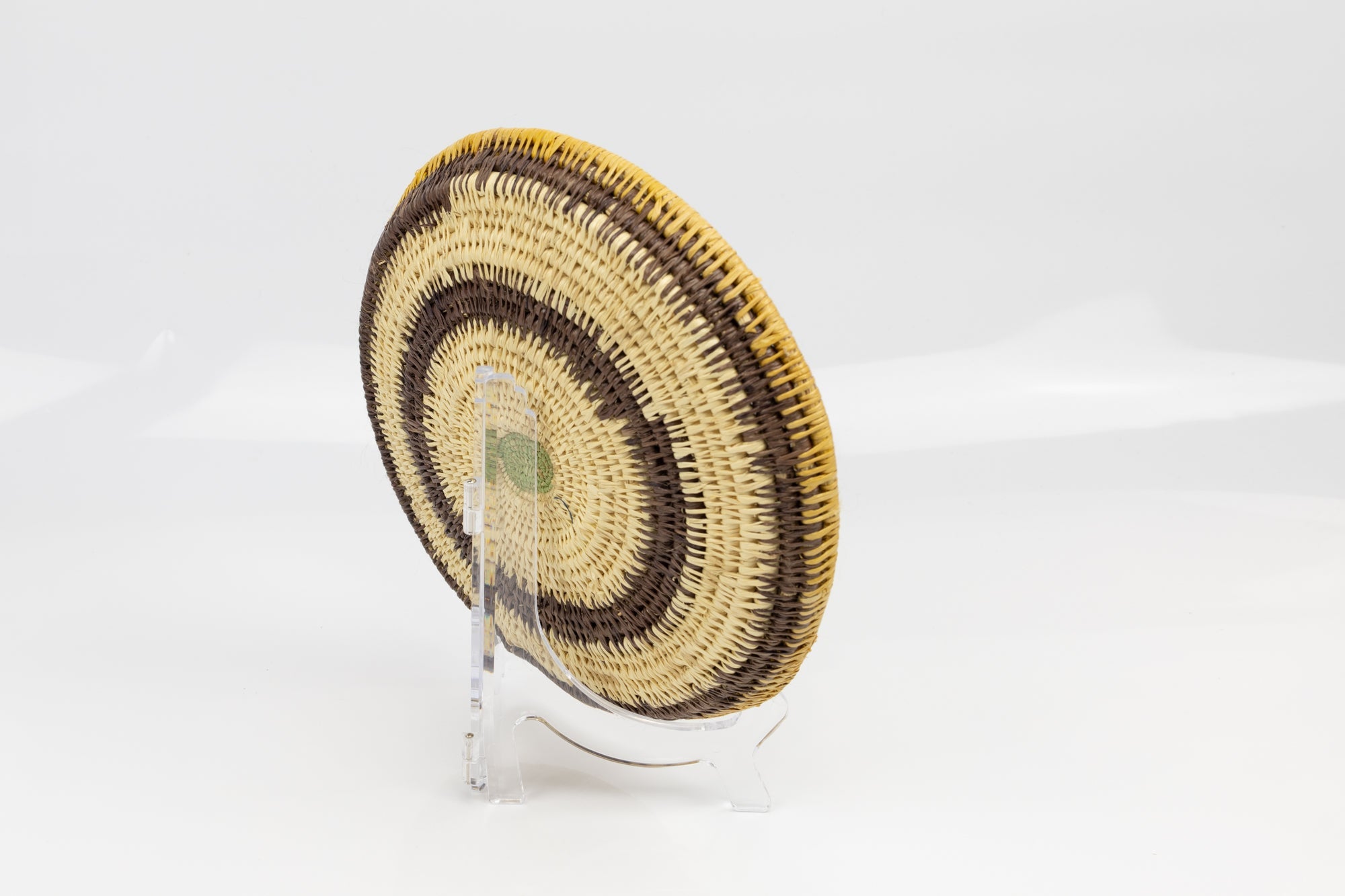 Hand Woven Vintage Plate Basket
