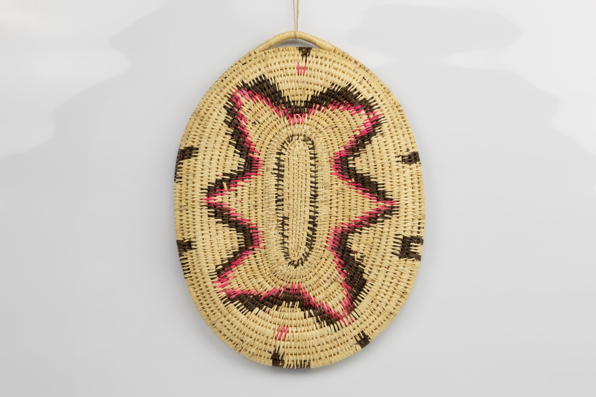 Hand Woven Vintage Plate Basket Made By Indigenous Artisans