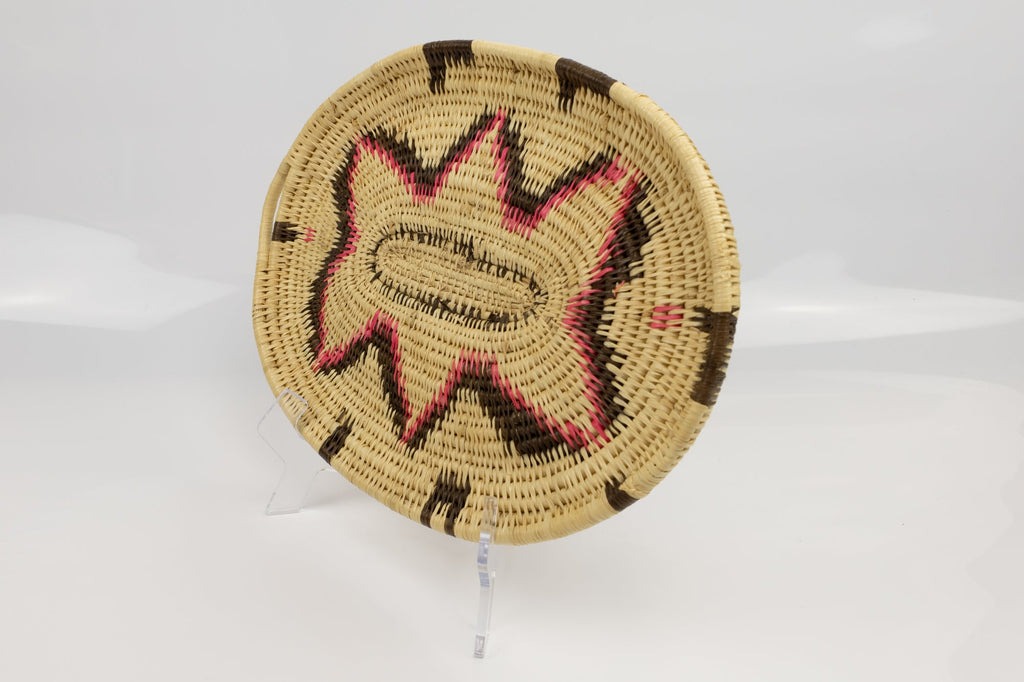 Hand Woven Vintage Plate Basket Made By Indigenous Artisans