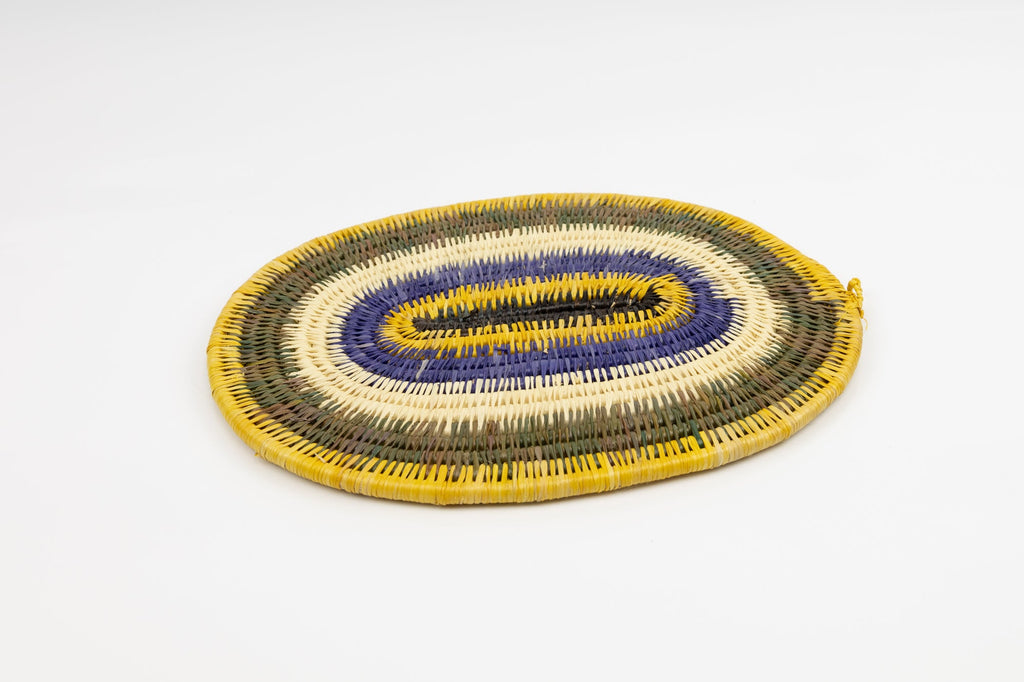 Hand Woven Vintage Plate Basket