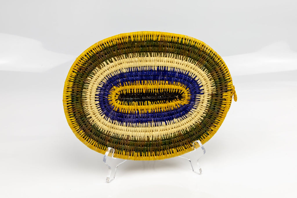 Hand Woven Vintage Plate Basket