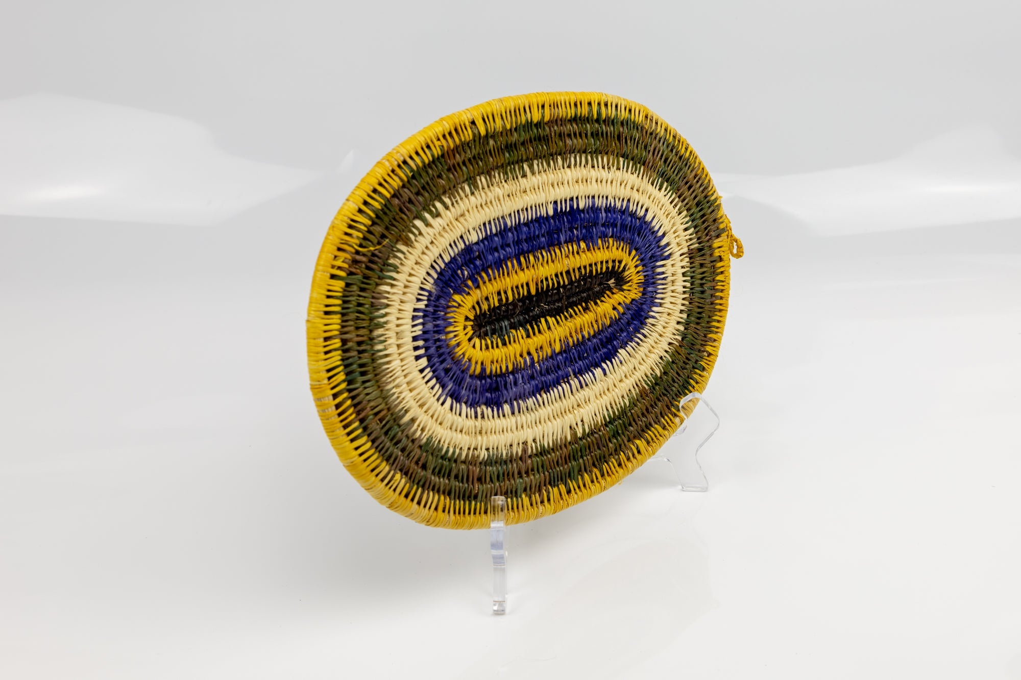 Hand Woven Vintage Plate Basket