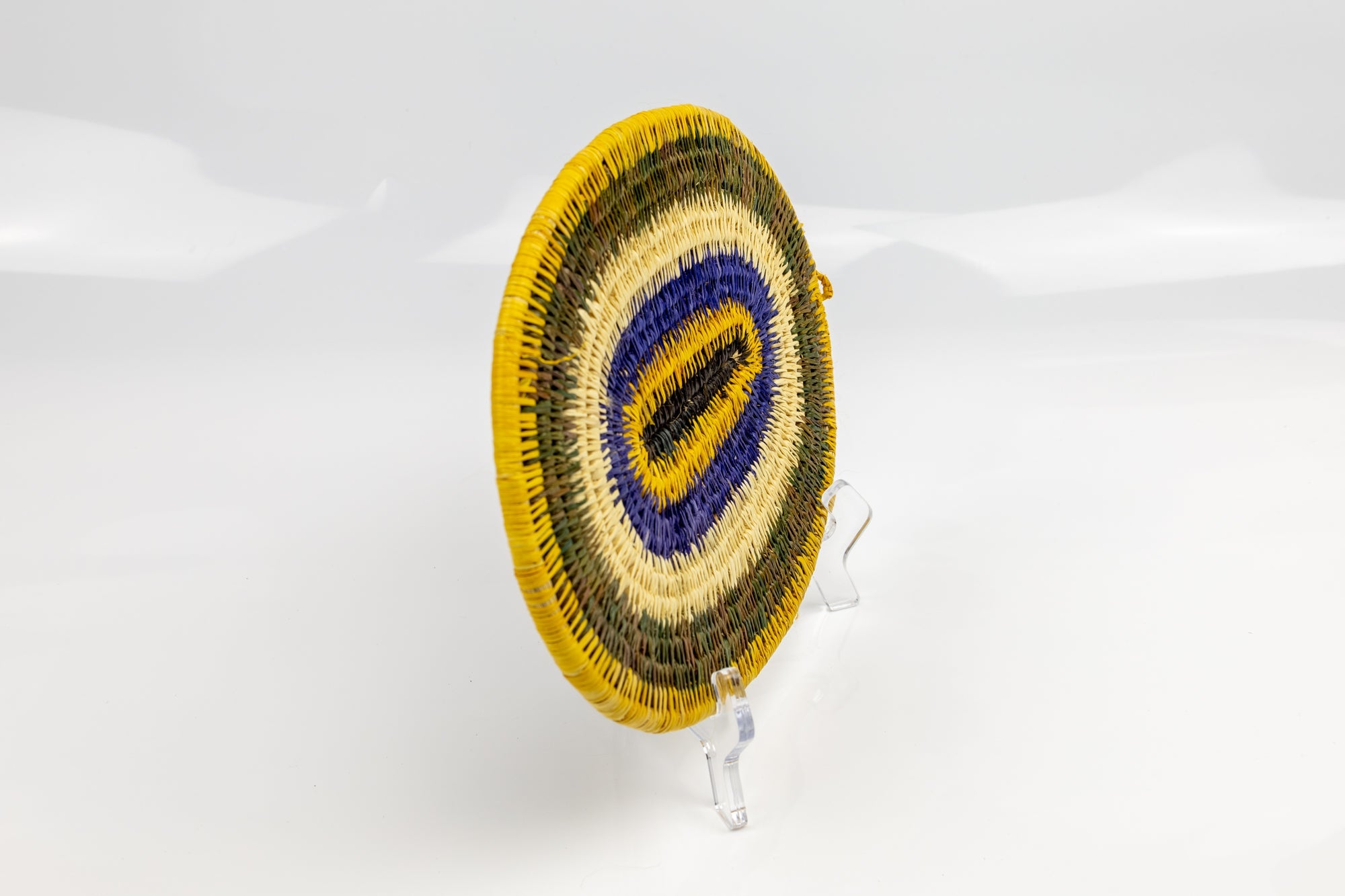 Hand Woven Vintage Plate Basket