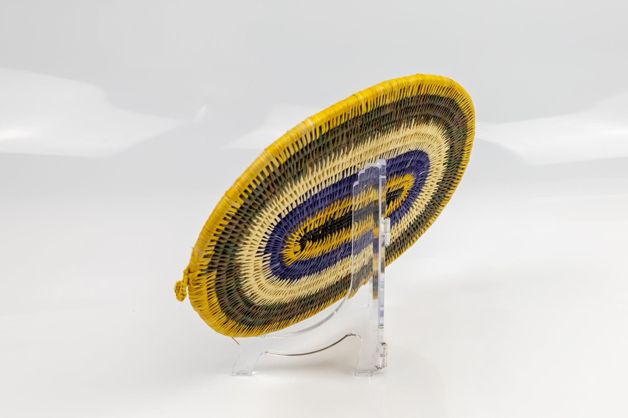Hand Woven Vintage Plate Basket