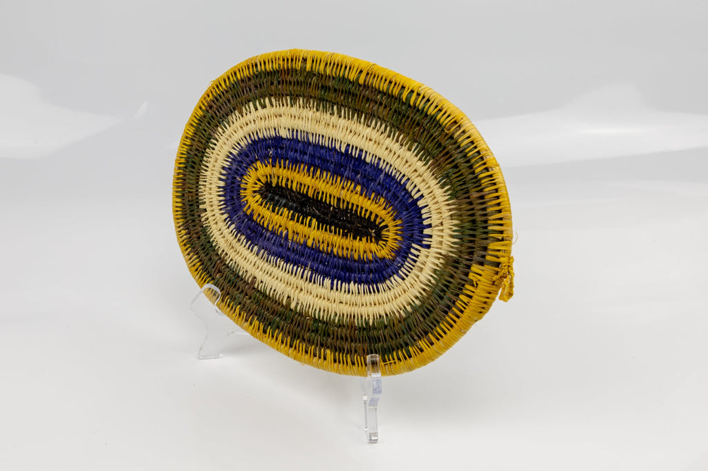 Hand Woven Vintage Plate Basket