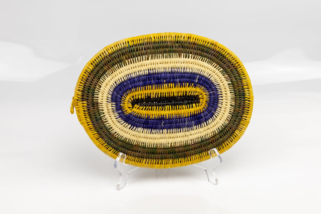 Hand Woven Vintage Plate Basket