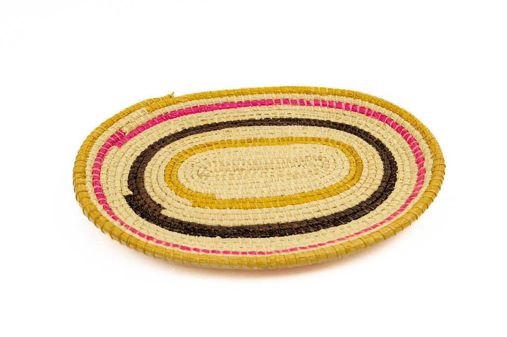 Hand Woven Vintage Plate Basket
