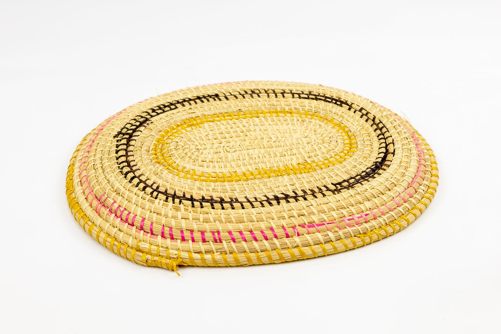 Hand Woven Vintage Plate Basket