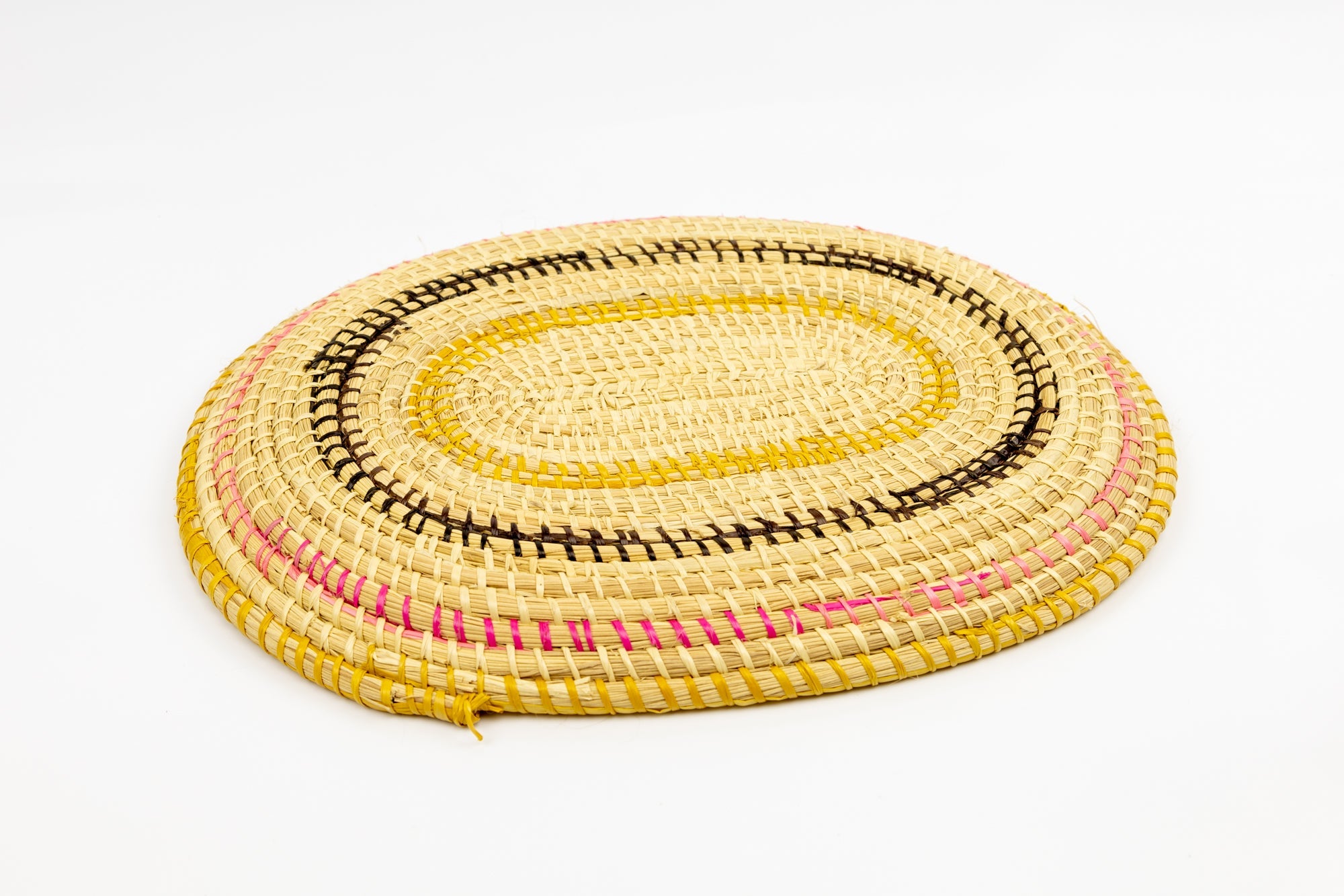 Hand Woven Vintage Plate Basket