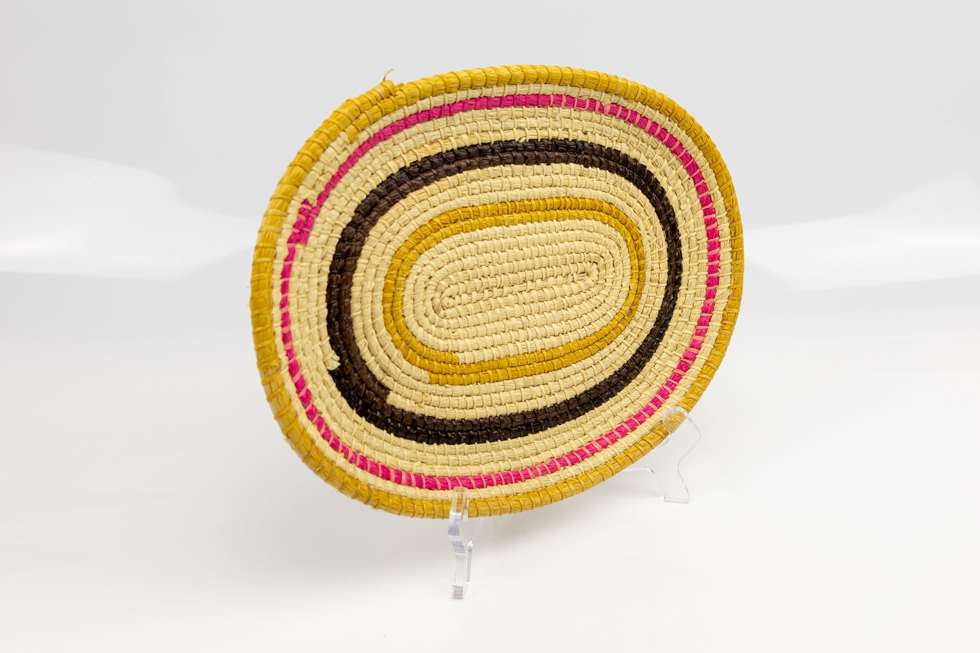 Hand Woven Vintage Plate Basket