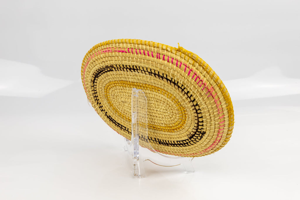 Hand Woven Vintage Plate Basket