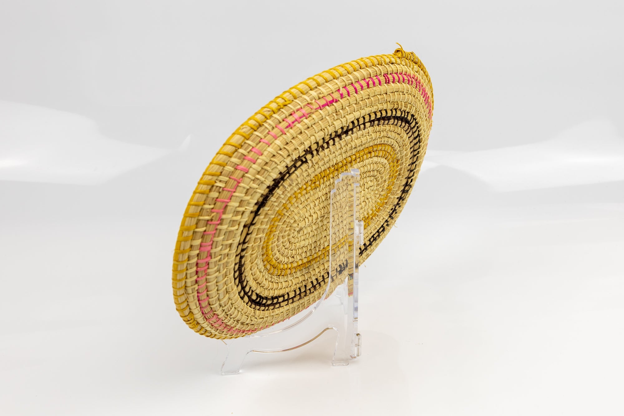 Hand Woven Vintage Plate Basket
