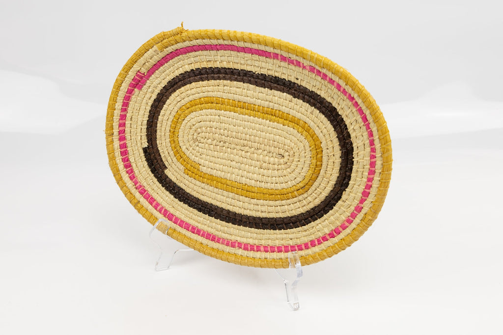 Hand Woven Vintage Plate Basket
