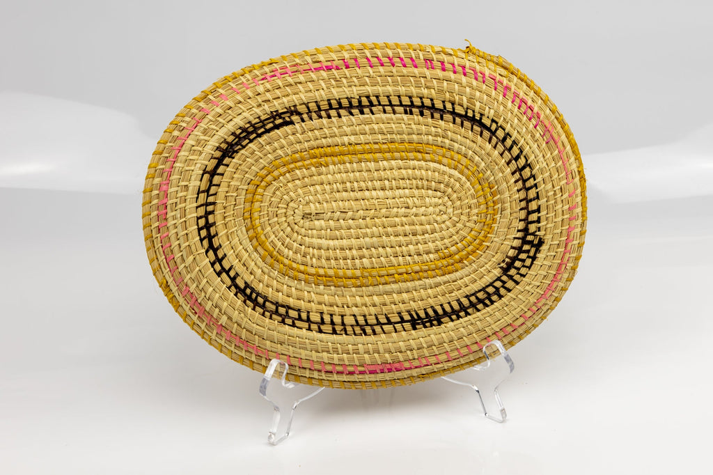 Hand Woven Vintage Plate Basket