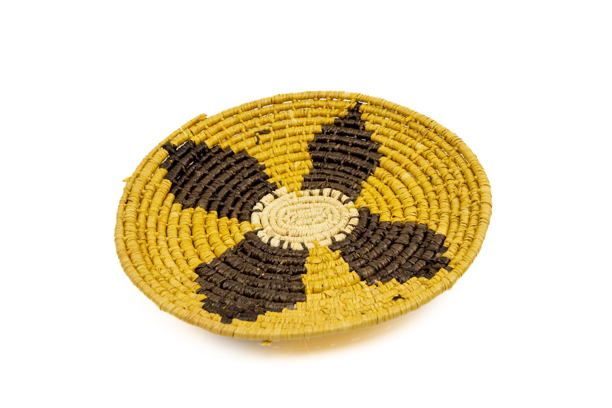 Hand Woven Vintage Plate Basket
