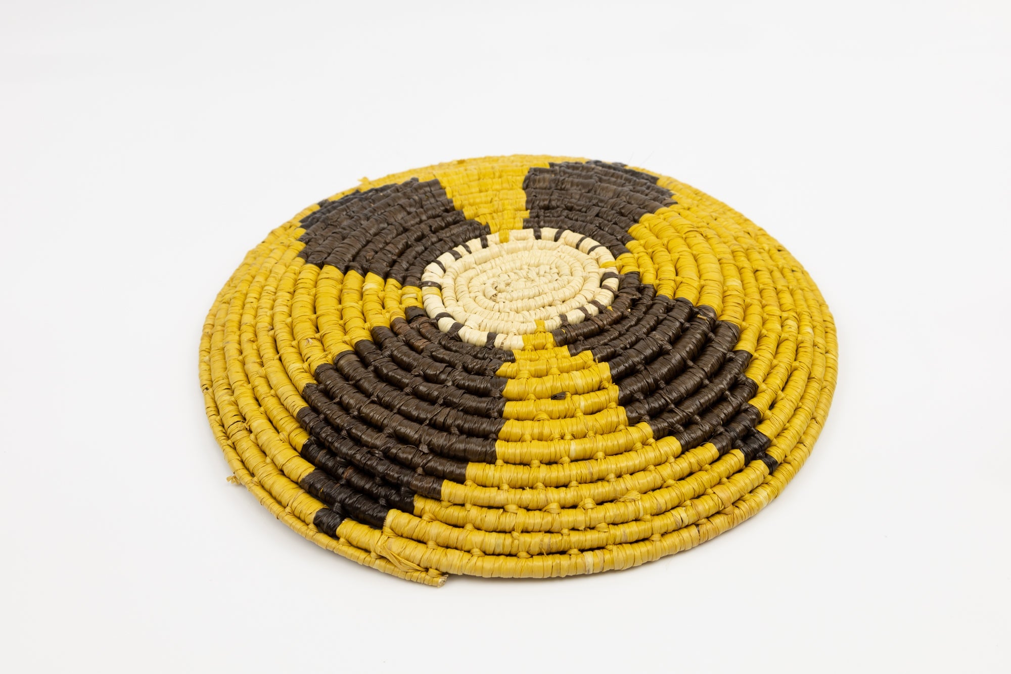 Hand Woven Vintage Plate Basket