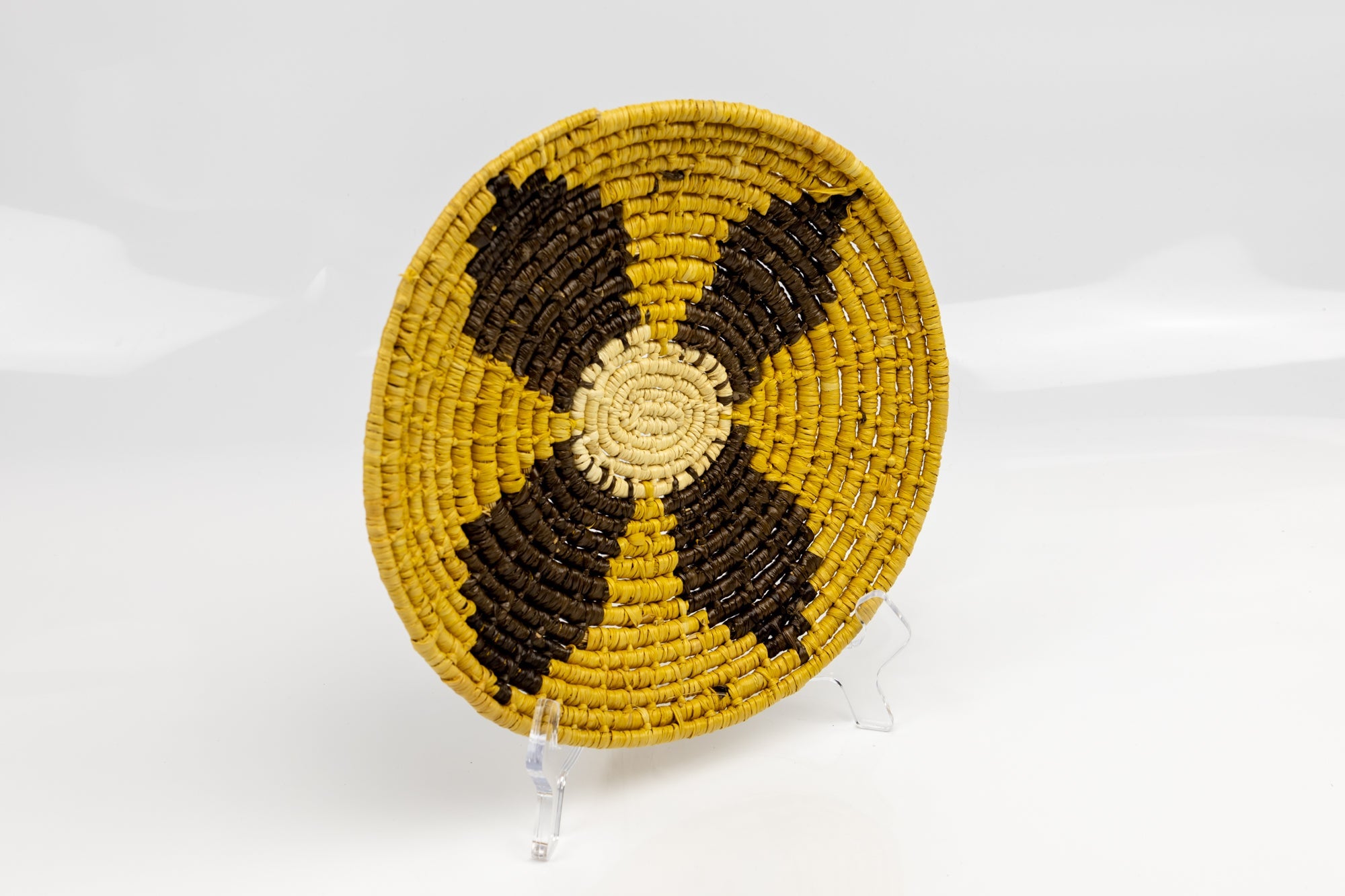 Hand Woven Vintage Plate Basket