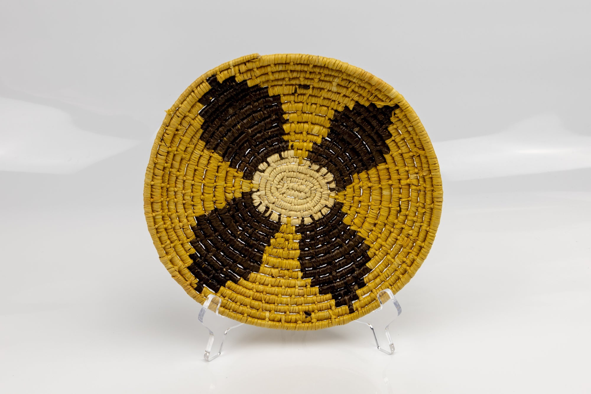 Hand Woven Vintage Plate Basket