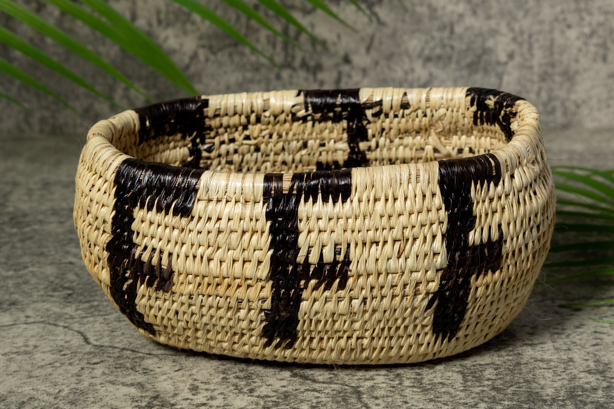 Rainforest Oval Vintage Basket