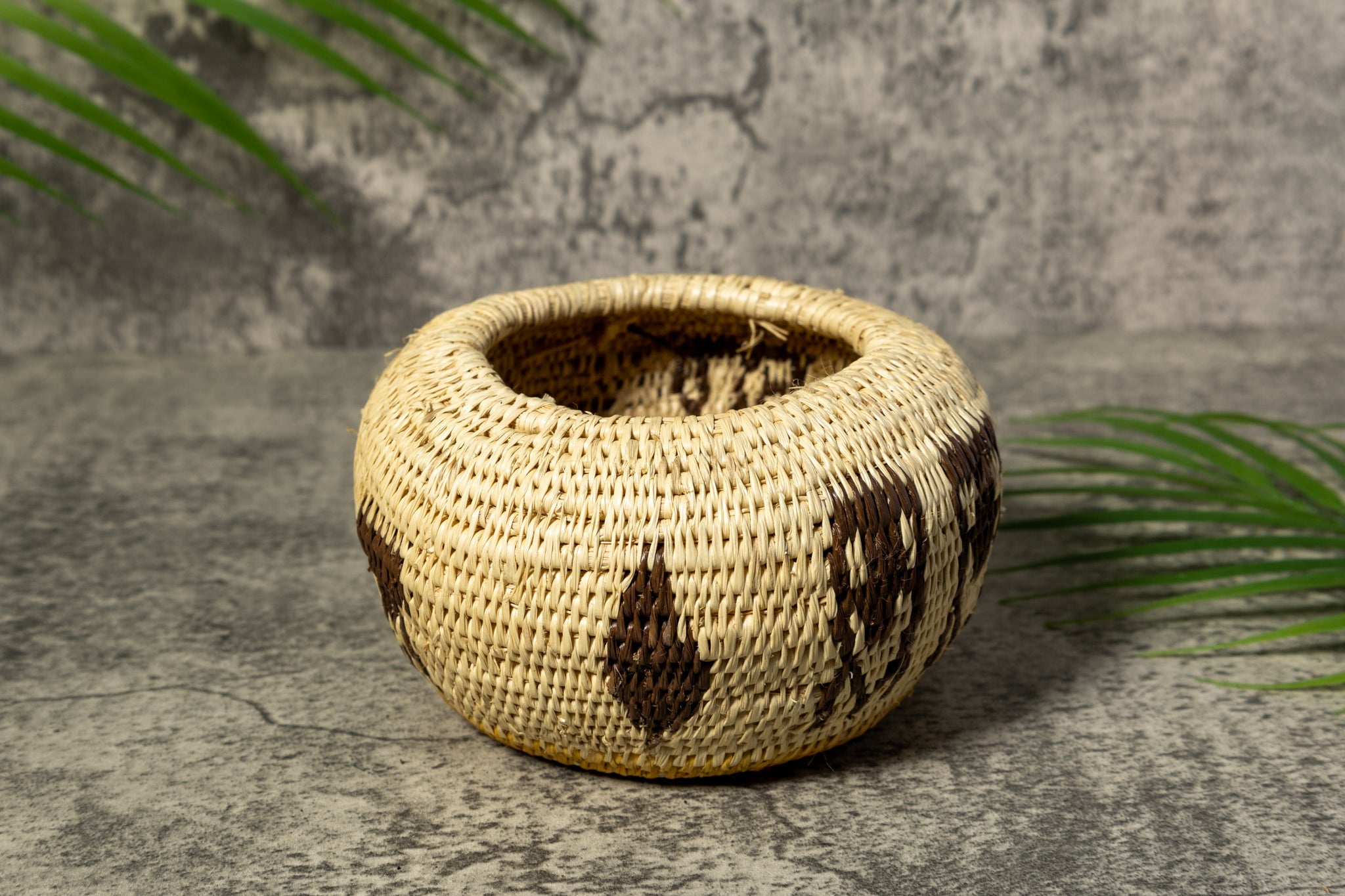 Owl Bird Rainforest Vintage Basket