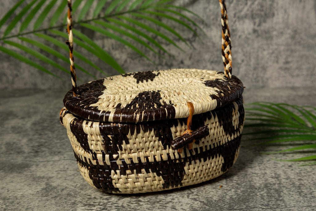 Oval Vintage Hanging Basket