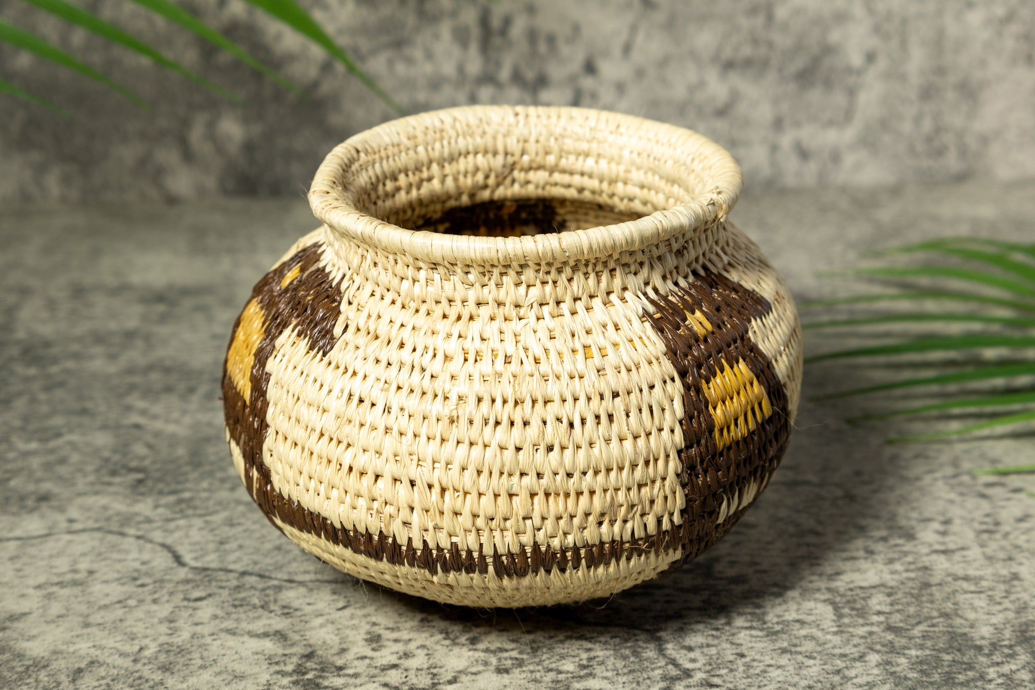 Brown Toucan Vintage Basket