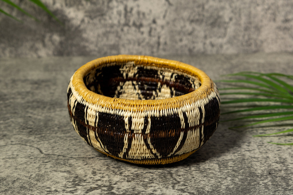 Bold Feather Rainforest Vintage Basket