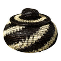 Night Swirl Woven Basket With Top