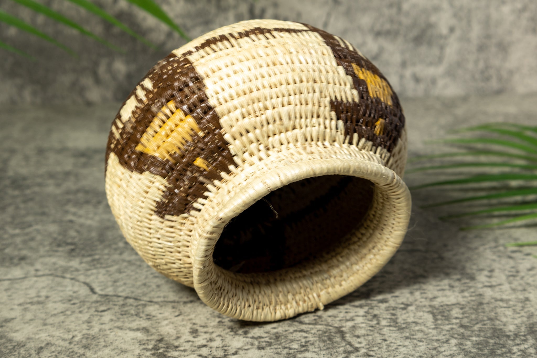 Brown Toucan Vintage Basket