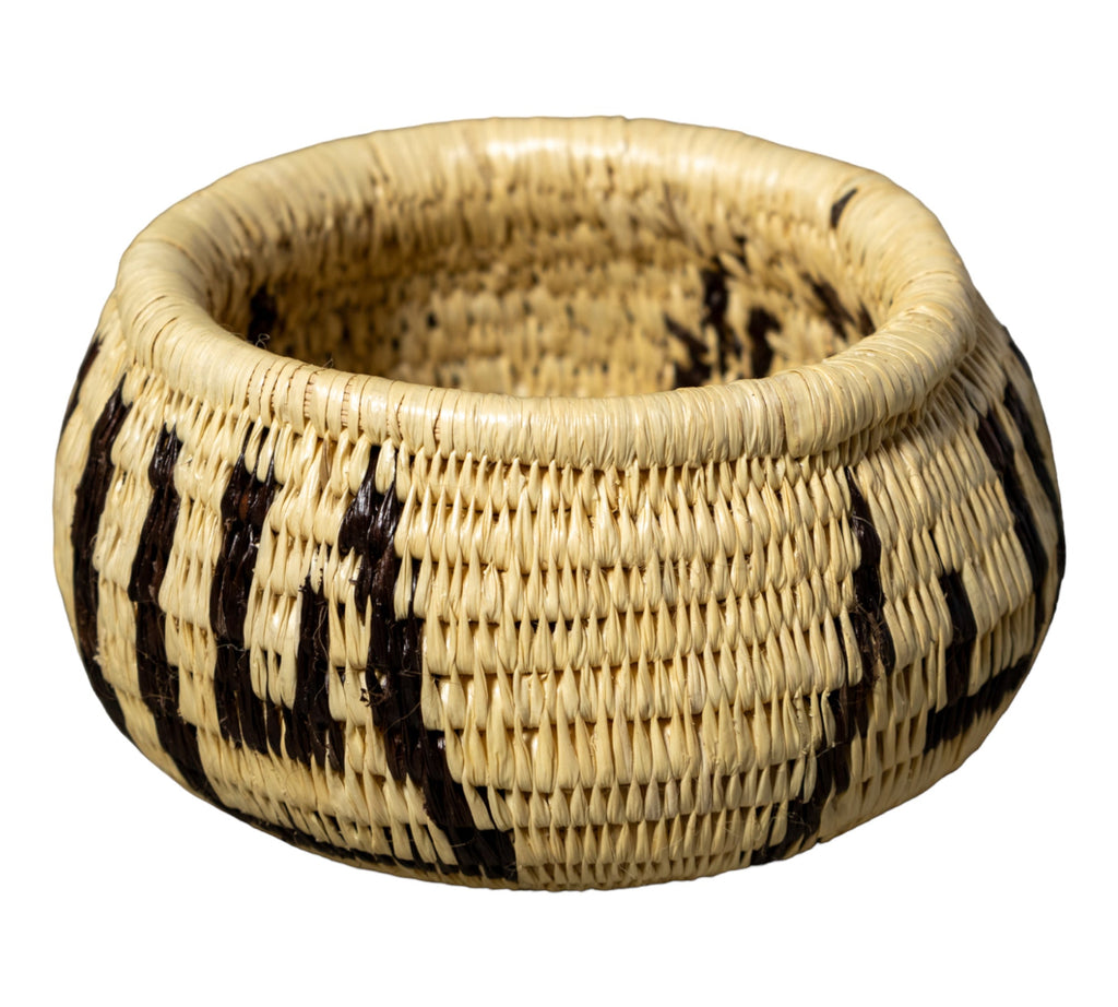 Black and White Rainforest Vintage Basket