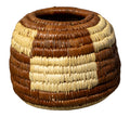 Brown and White Rainforest Vintage Basket