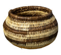 Brown and White Rainforest Vintage Basket