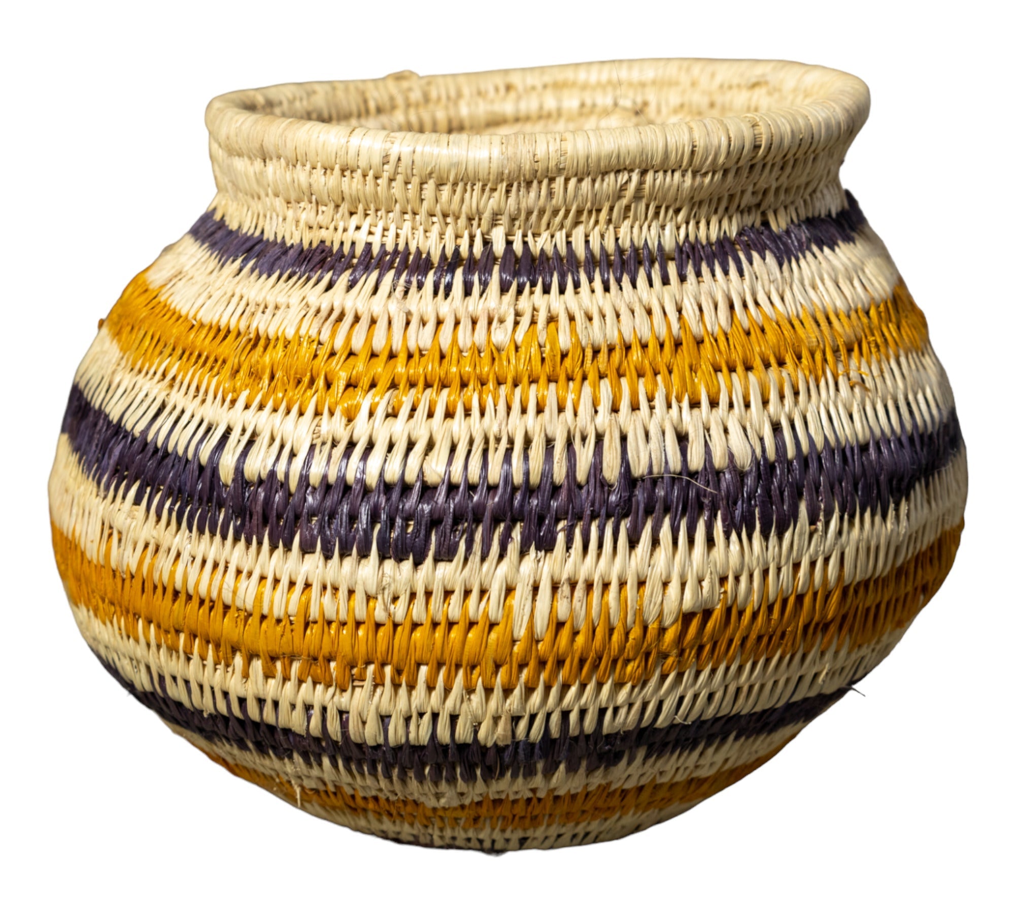 Gold and Black Rainforest Vintage Basket