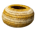 Gold and White Rainforest Vintage Basket
