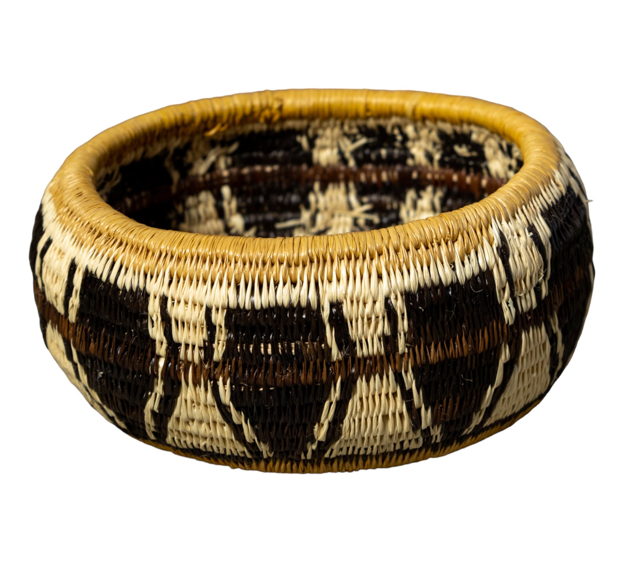 Bold Feather Rainforest Vintage Basket