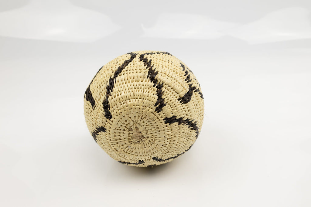 Vintage Woven Panama Basket