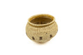 Vintage Woven Panama Basket