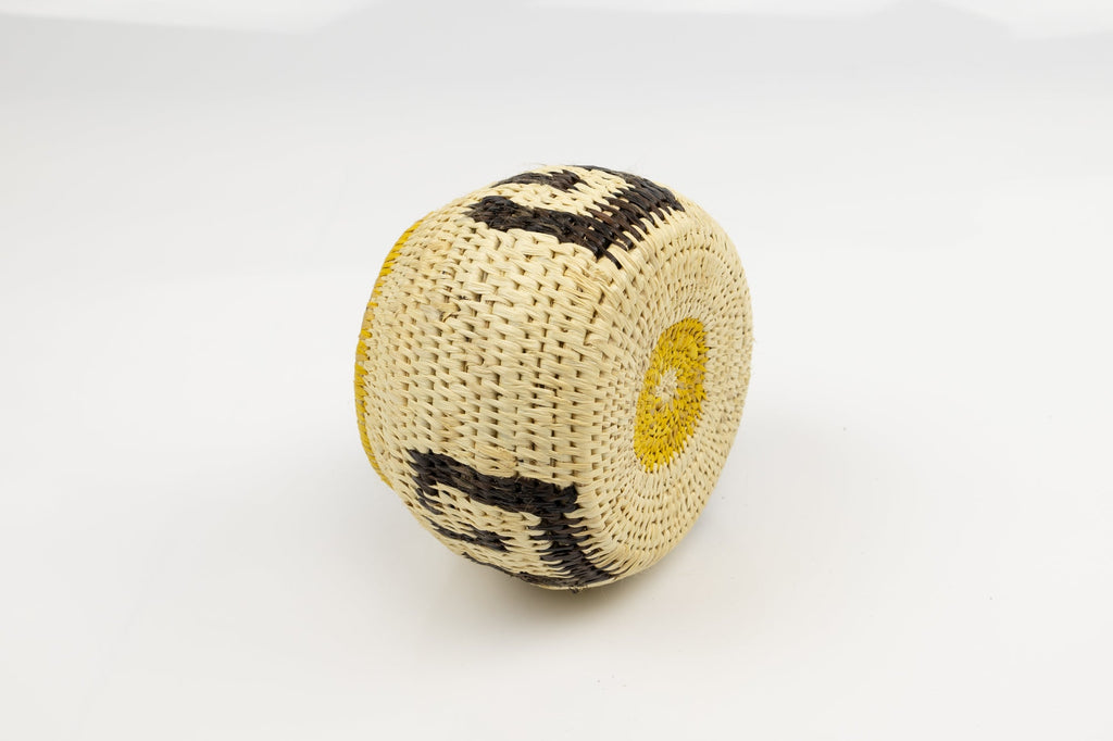 Vintage Woven Panama Basket