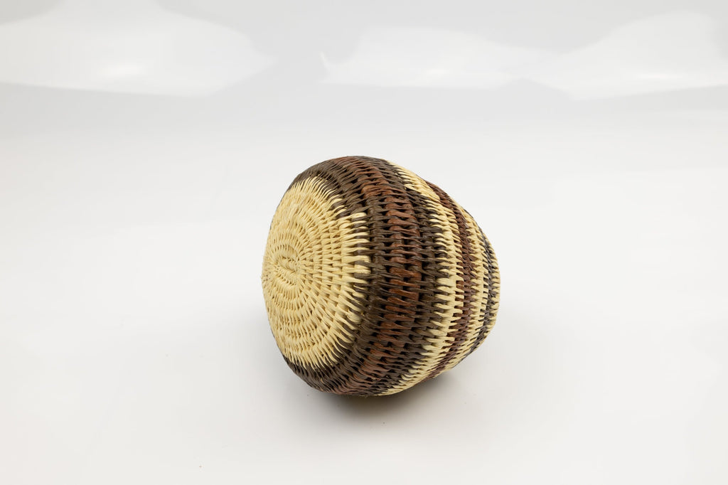 Vintage Woven Panama Basket