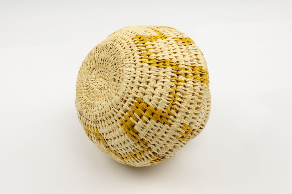 Vintage Woven Panama Basket