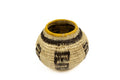 Vintage Woven Panama Basket