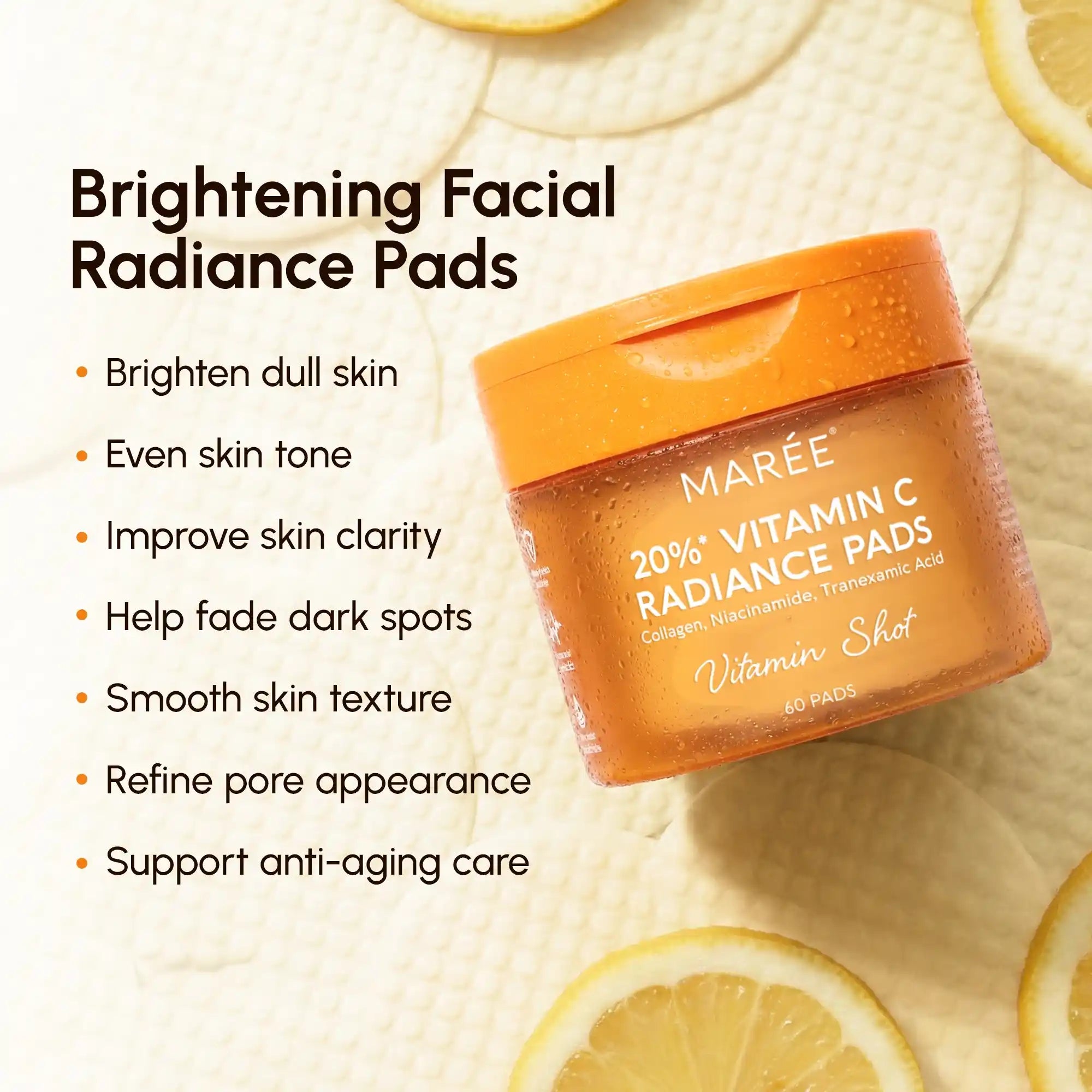 Discos Radiance con Vitamina C