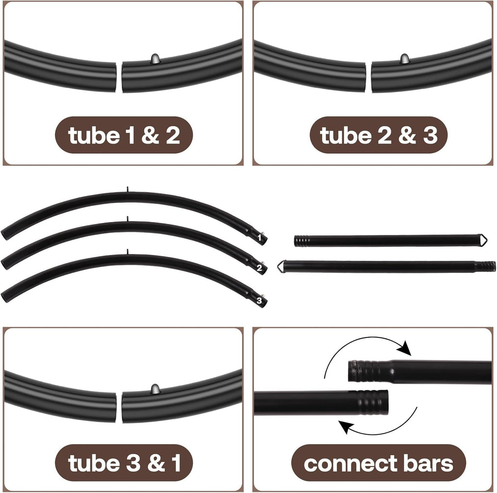 WaistSecure Modular BDSM Spreader Bar Kit