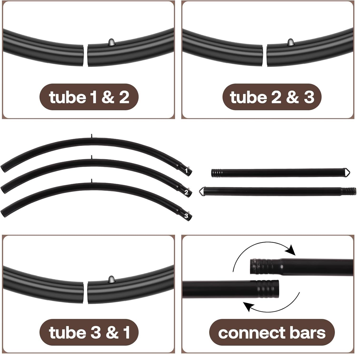WaistSecure Modular BDSM Spreader Bar Kit