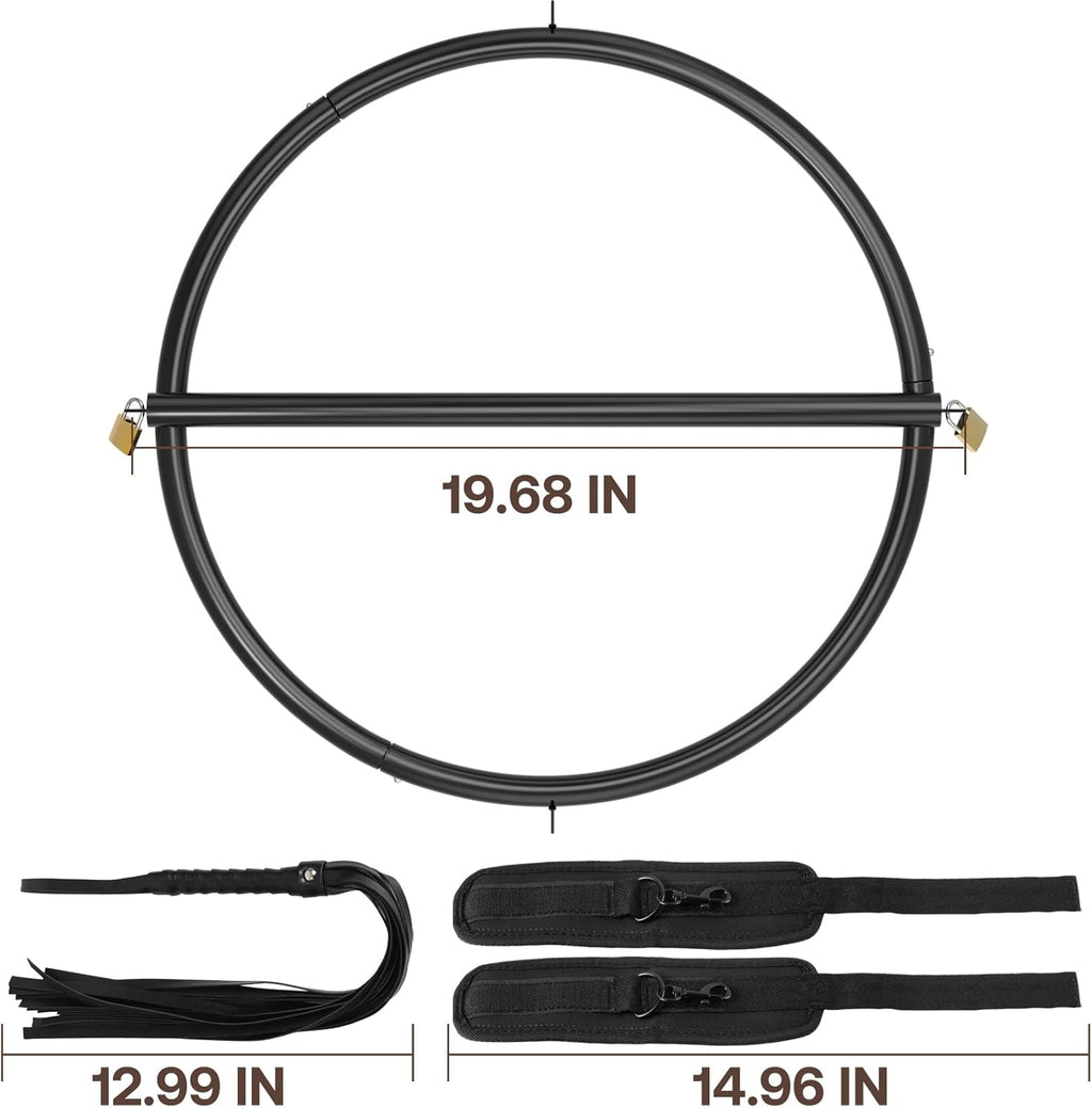 WaistSecure Modular BDSM Spreader Bar Kit