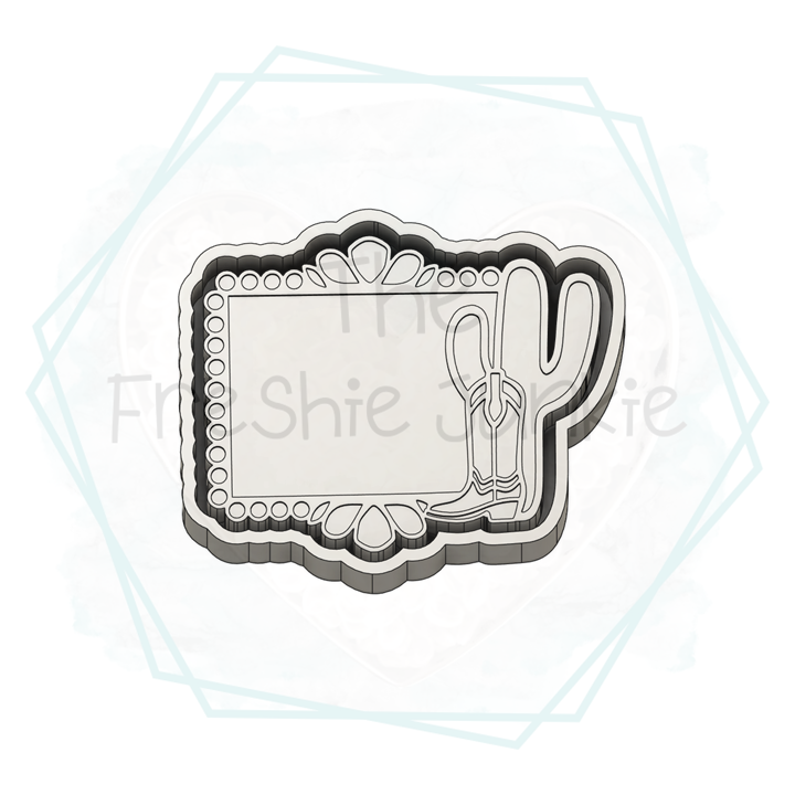 Western Frame Freshie Mold