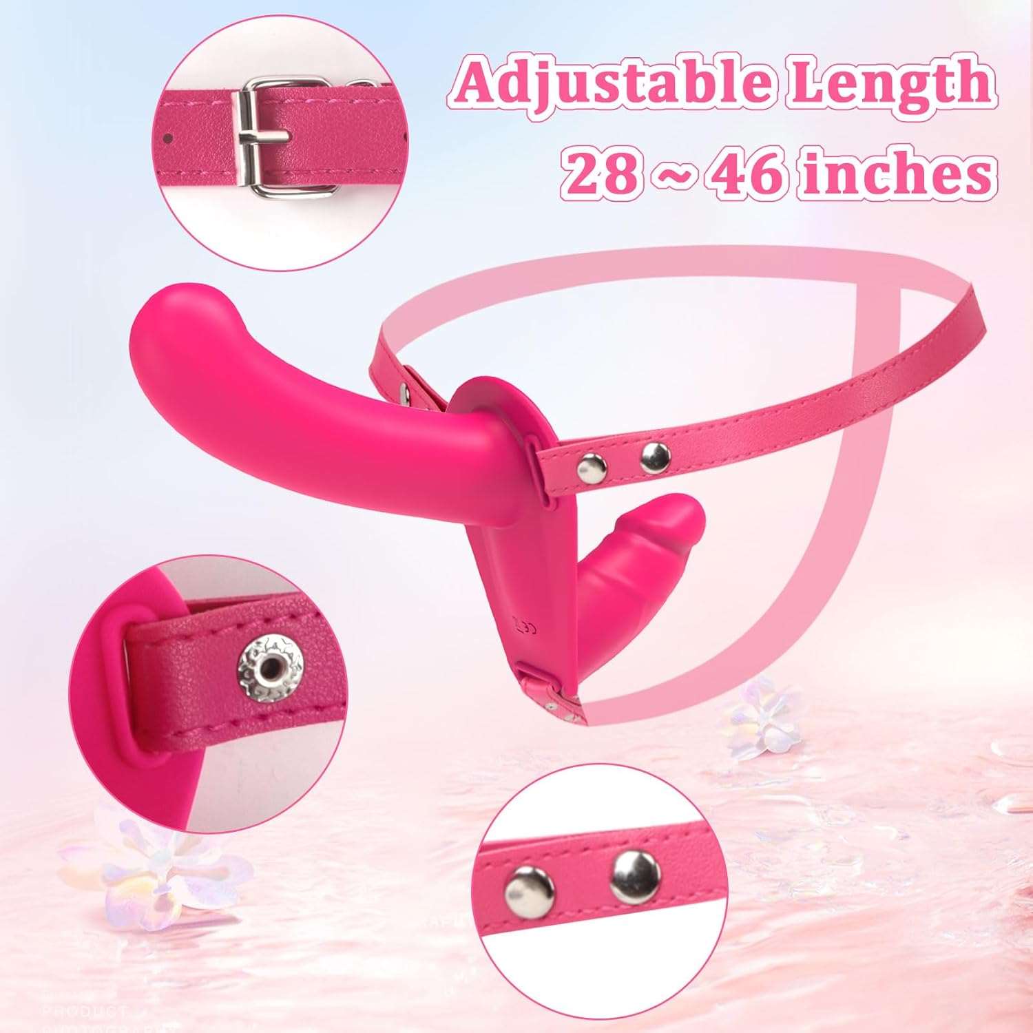 WireX Remote Control Strap On Dildo Vibrator