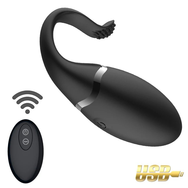 Wireless Remote Control Silicone Bullet Egg Vibrator