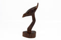 Vintage Seedeater Bird Wood Carving